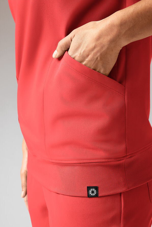 Hypothesis Kentica Crew Women’s 4-Pocket Scrub Top - Radiant - 4