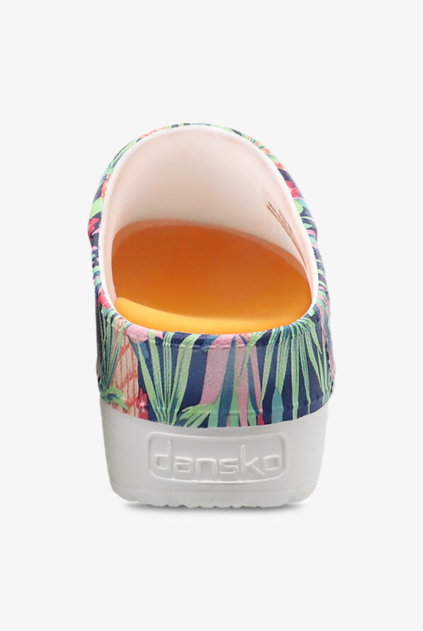 Dansko Women's Kane Pineapples Backless Nursing Clogs - null - 5