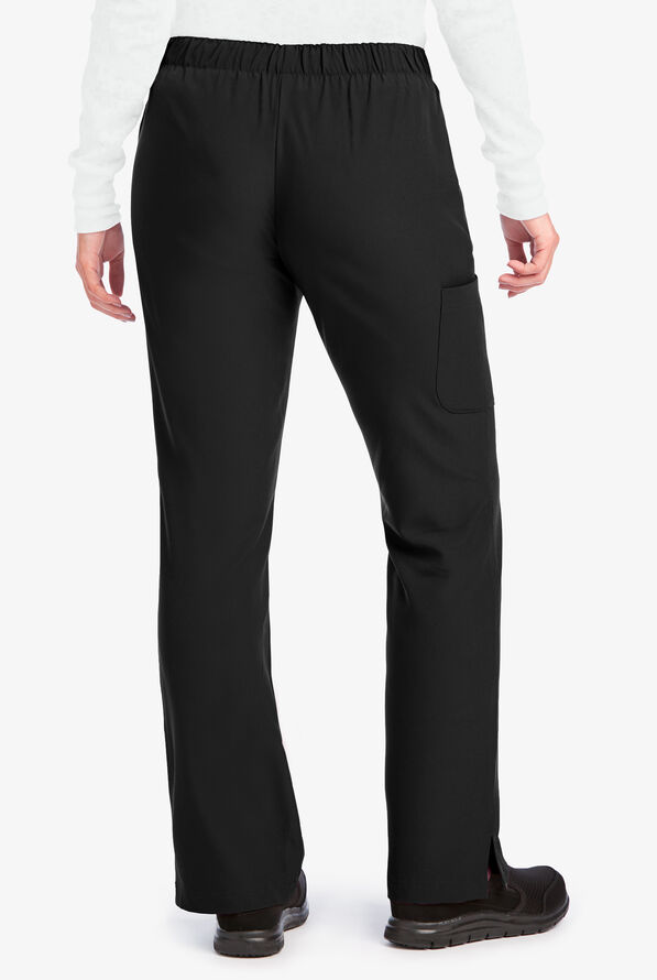 Skechers by Barco Reliance Women's 3-Pocket STRETCH Cargo Drawstring Scrub Pants - Black - 2