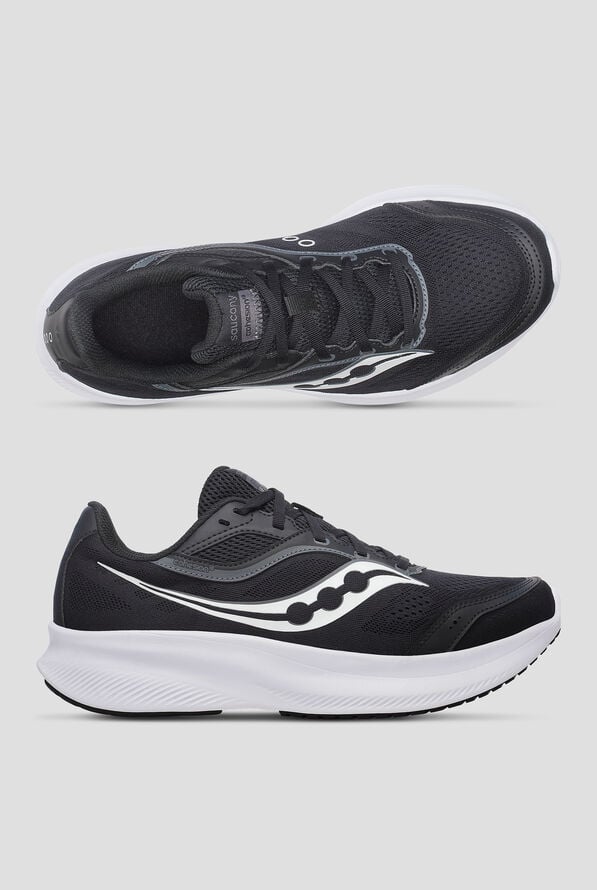 Zapatillas deportivas Saucony Cohesion 18 Black / White con cordones para hombre - null - 1
