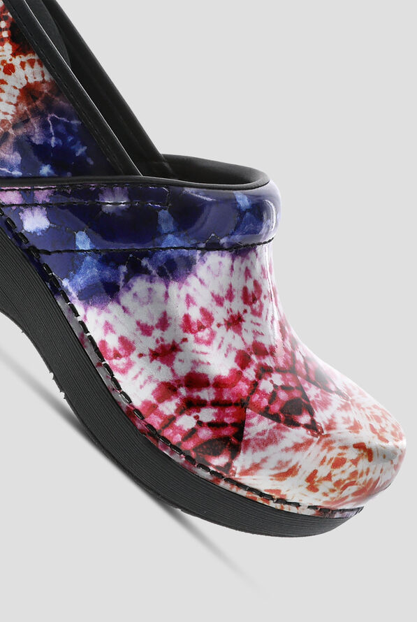Dansko Pro XP 2.0 Metallic Tie Dye Patent Leather Clogs - null - 3