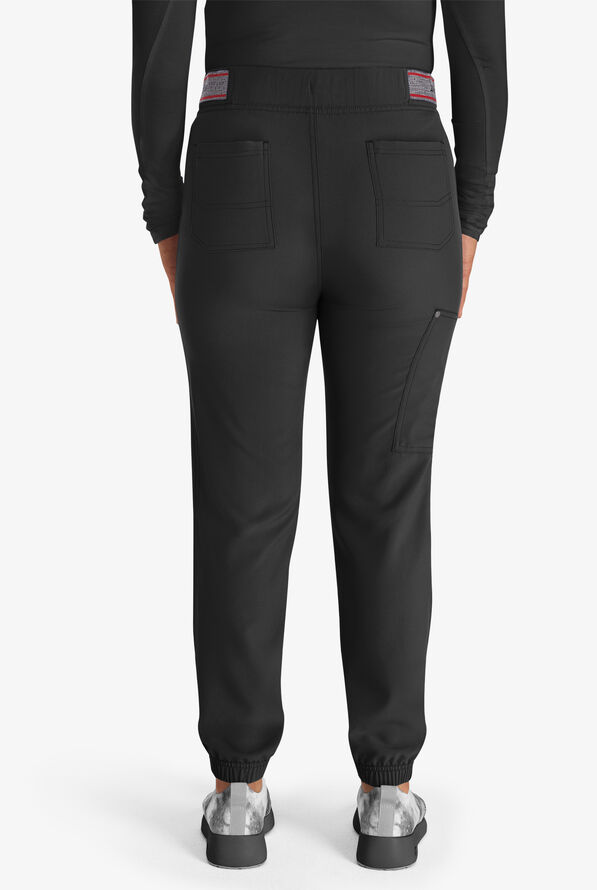 Dickies EDS NXT Women's 5-Pocket Cargo Jogger Scrub Pants - Black - 4