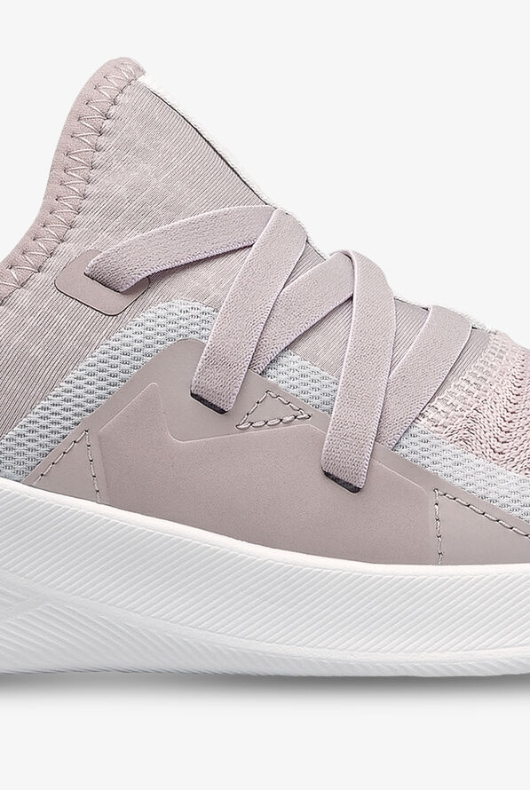 New Balance Logwood/ Star Glo/ Silver Metallic Beaya Women's Slip On Athletic Nursing Shoes - null - 4