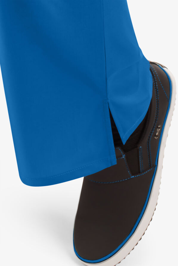 Cherokee Workwear Women's 3-Pocket Flare Leg Drawstring Scrub Pants - Tall - Royal - 5