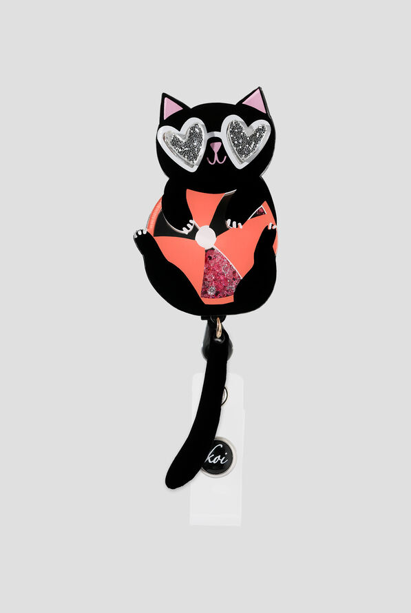 koi Pool Kitty Badge Reel Shaker ID Badge Holder - null - 1