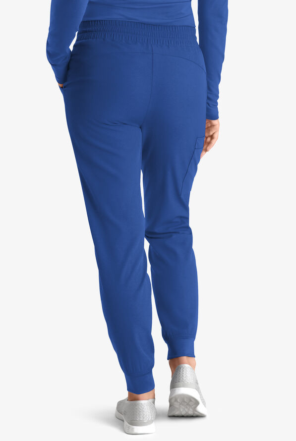 Skechers by Barco Theory Women's 4-Pocket STRETCH Cargo Jogger Scrub Pants - Galaxy - 4