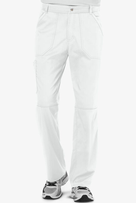 Cherokee Workwear Revolution Men's 7-Pocket STRETCH Cargo Scrub Pants