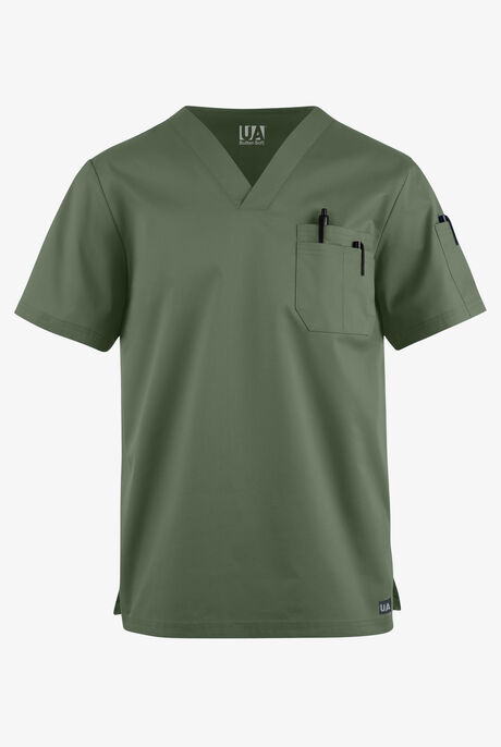 Butter-Soft STRETCH Men's 4-Pocket V-Neck Scrub Top