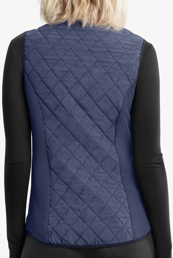 Cherokee Infinity Reversible Quilted Vest, Infinity Scrubs