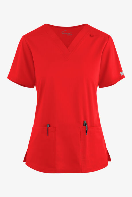Butter-Soft STRETCH Women's 4-Pocket V-Neck Scrub Top