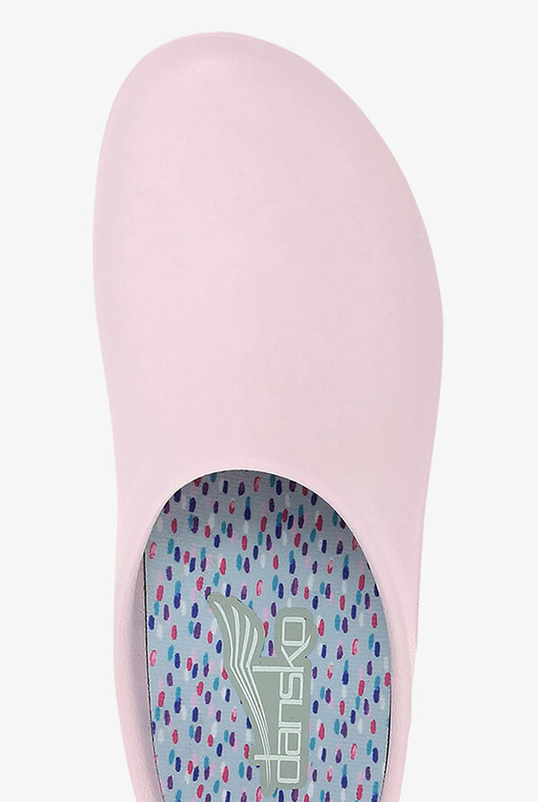 Dansko Women's Kaci Pink Molded Backless Nursing Clogs - null - 2
