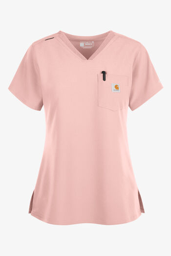 Blusa m&eacute;dica Carhartt Cross-Flex Force STRETCH con paneles de tejido y 1 bolsillo para mujer