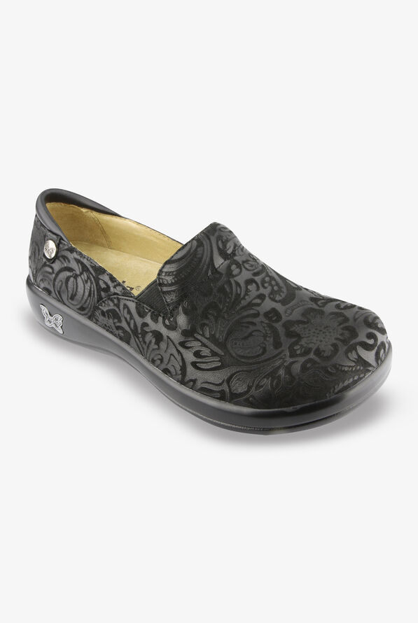 Zuecos labrados de enfermer&iacute;a Alegria Black Paisley Keli para mujer - null - 3