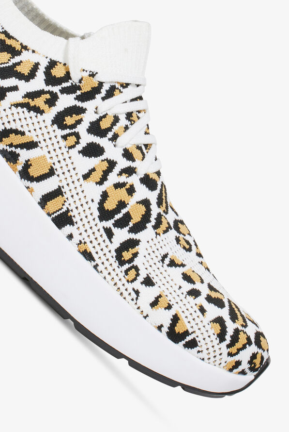 Infinity by Cherokee Women's Bolt Cheetah Athletic Lace Up Nursing Shoes - null - 3