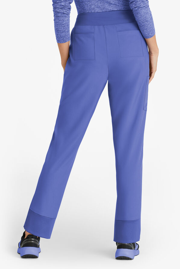 Pantalón médico Grey's Anatomy by Barco Evolve Flight STRETCH de tiro alto estilo cargo con 5 bolsillos para mujer - Vivid Lapis - 3