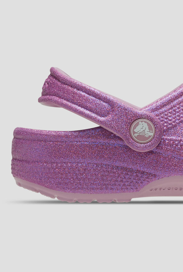Crocs™ Womens Classic Hydrangea Iridescent Glitter Clog - Hydrangea - 4