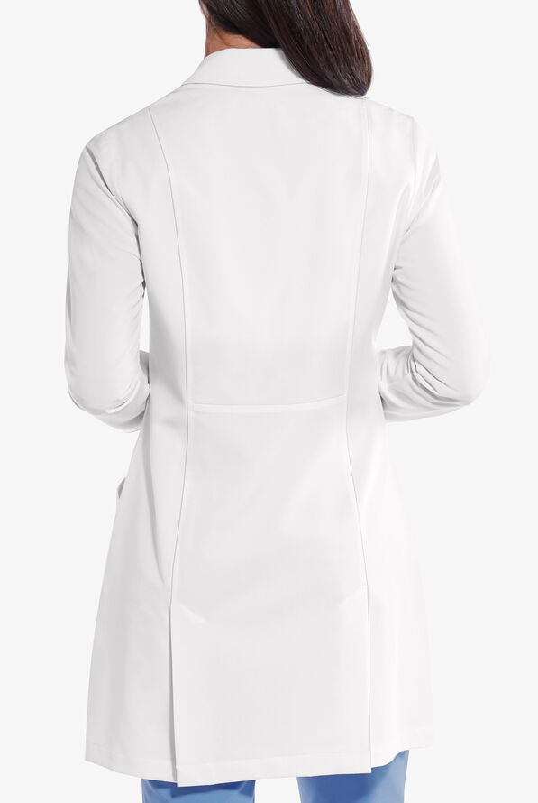 Grey's Anatomy by Barco Signature Eve Women's 34" 2-Pocket STRETCH Lab Coat - White - 2