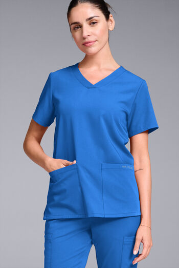 Hypothesis Women's Base 3 Pocket V-Neck Scrub Top