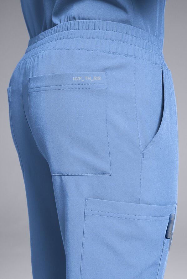 Pantalón médico Hypothesis S-R Shift Ready estilo jogger con 8 bolsillos para hombre - Ceil Blue - 4