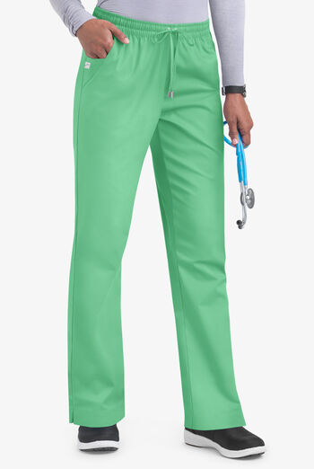 Butter-Soft STRETCH Women's 3-Pocket Elastic Waist Drawstring Scrub Pants