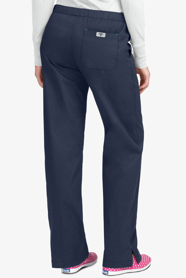 Med Couture 8705T Tall Drawstring Scrub Pant by Peaches Scrubs