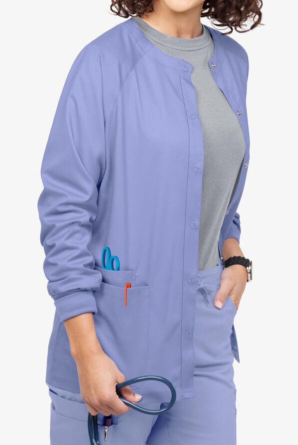 UA Flex2 Long Sleeve Warm Up Scrub Jacket, Nursing Jackets
