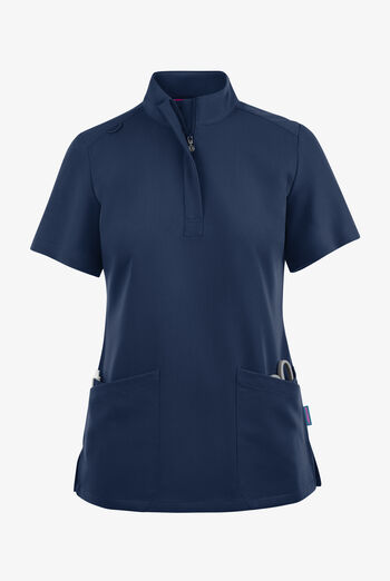 Blusa m&eacute;dica Movement by Butter-Soft con cremallera y 6 bolsillos para mujer