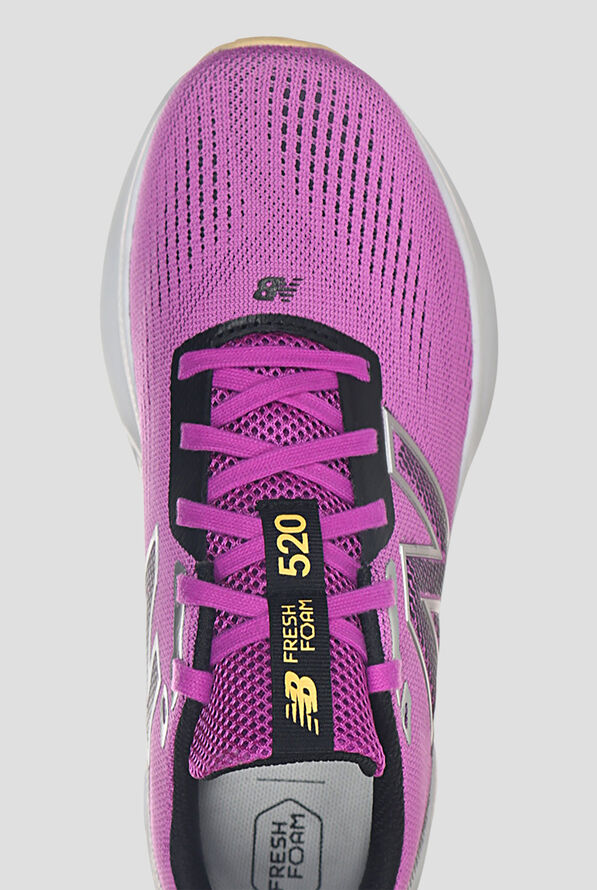 New Balance Women's Fresh Foam 520 Passion Fruit Clementine Black Athletic Lace Up Shoes - null - 2