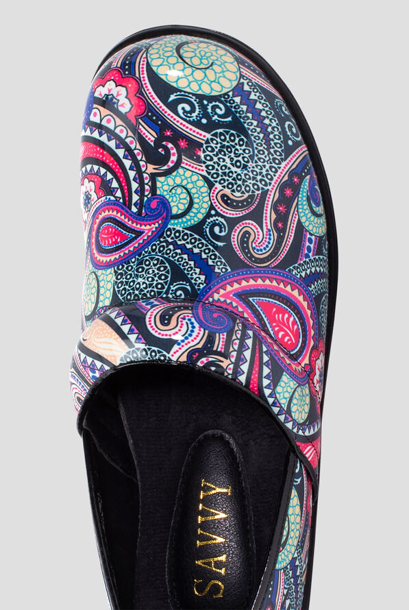 Savvy Women's Brandy Lilly Paisley Clogs - null - 2