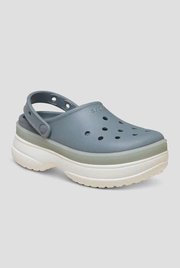 Crocs&trade; Women's Concrete Frosted Classic Stacked Clog - null - 1