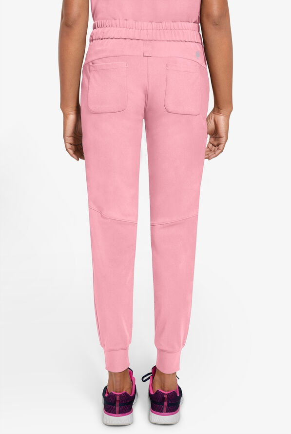 Healing Hands 360 Naya Women's 6-Pocket STRETCH Elastic Jogger Drawstring Scrub Pants - Ballet Slipper - 3
