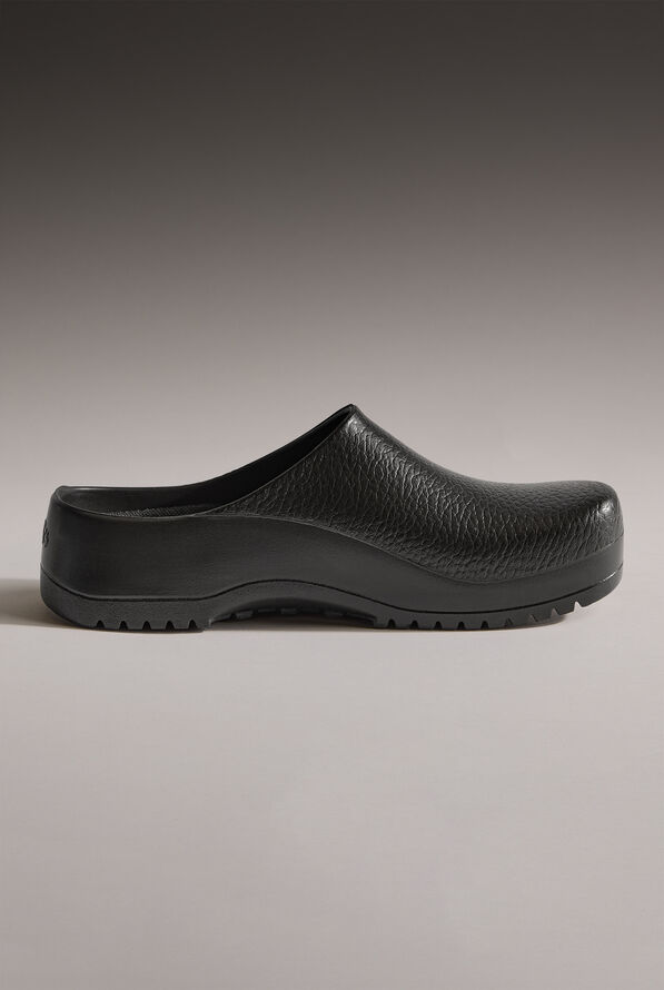 Birkenstock Unisex Super Birki Black Clogs - Black - 6