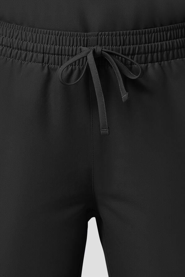 Cherokee Workwear Originals Ultra Women's 5-Pocket Drawstring Jogger Scrub Pants - Black - 3