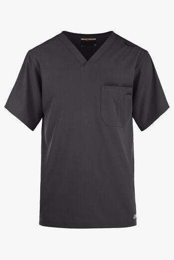 Skechers by Barco Structure Men's 1-Pocket STRETCH V-Neck Scrub Top