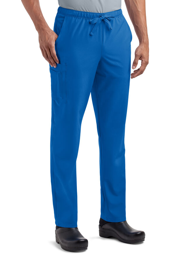 Tafford Active STRETCH Morgan Unisex 5-Pocket Drawstring Scrub Pants - Royal - 3