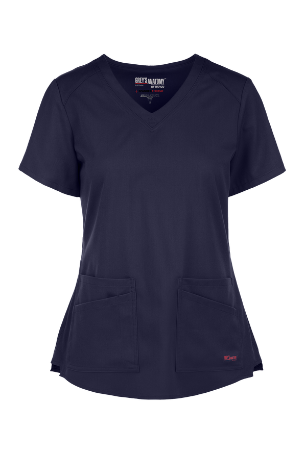 Grey's Anatomy Spandex STRETCH Emma VNeck Scrub Top, Stretch Scrubs