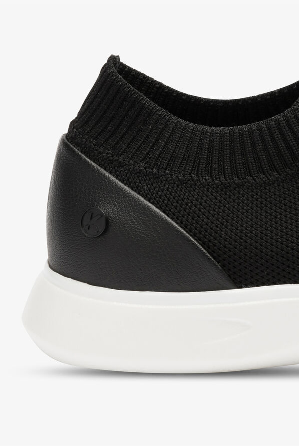 Klogs Women's Hadley Lace Up Nursing Shoes - Black/White - 3