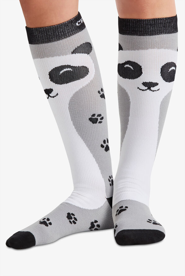 Cherokee Women's Peaking Panda 10-15 mmHg Light Compression Socks - null - 1