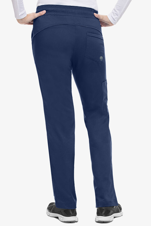Healing Hands Purple Label Tanya Women's 5-Pocket STRETCH Drawstring Scrub Pants - Petite - Navy - 2