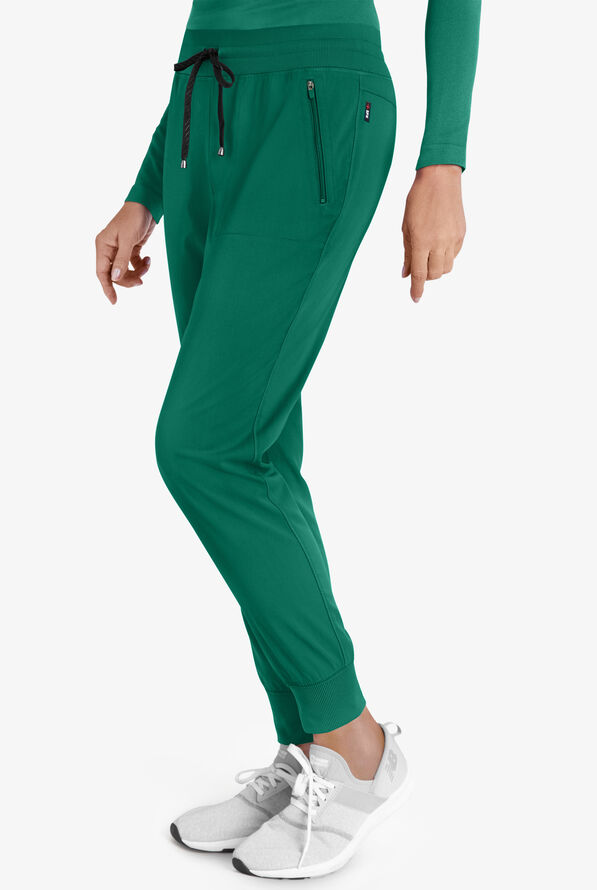 Pantal&oacute;n m&eacute;dico Grey's Anatomy Spandex Stretch estilo cargo jogger con 5 bolsillos para mujer - Hunter - 3