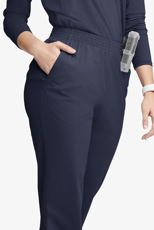 Butter-Soft Originals Women's 2-Pocket High Waisted Straight Leg Scrub Pants - Navy - 2