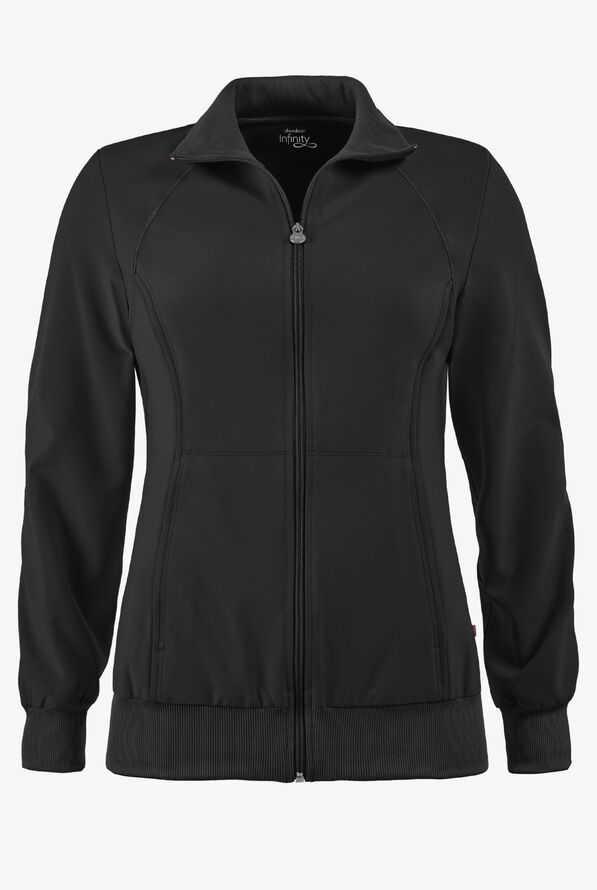 Chaqueta médica abrigada Cherokee Infinity con 2 bolsillos para mujer - Black - 1