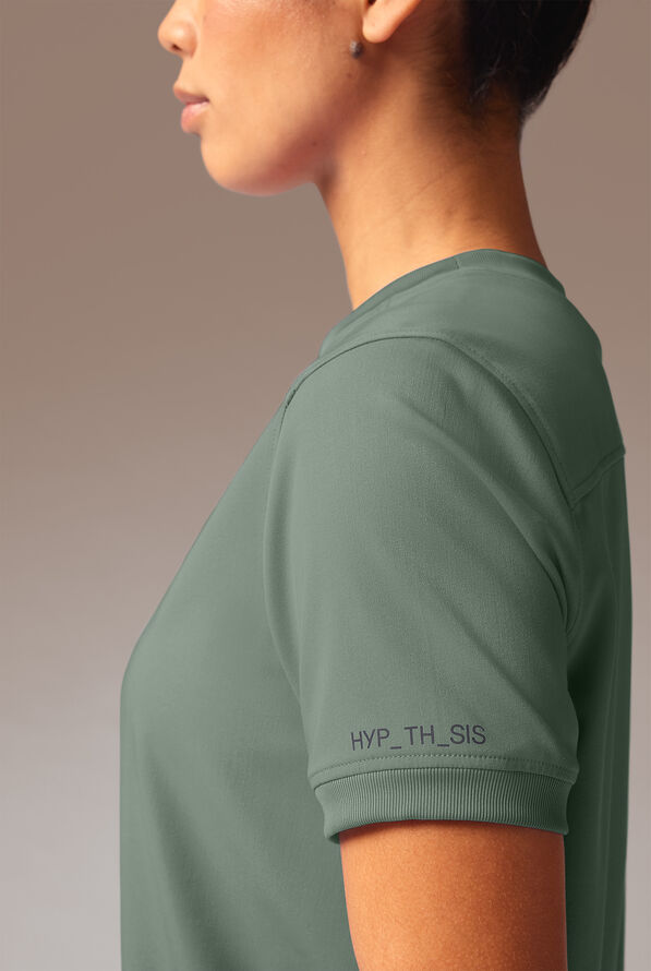 Hypothesis Kentica Crew Women’s 4-Pocket Scrub Top - Mineral - 4