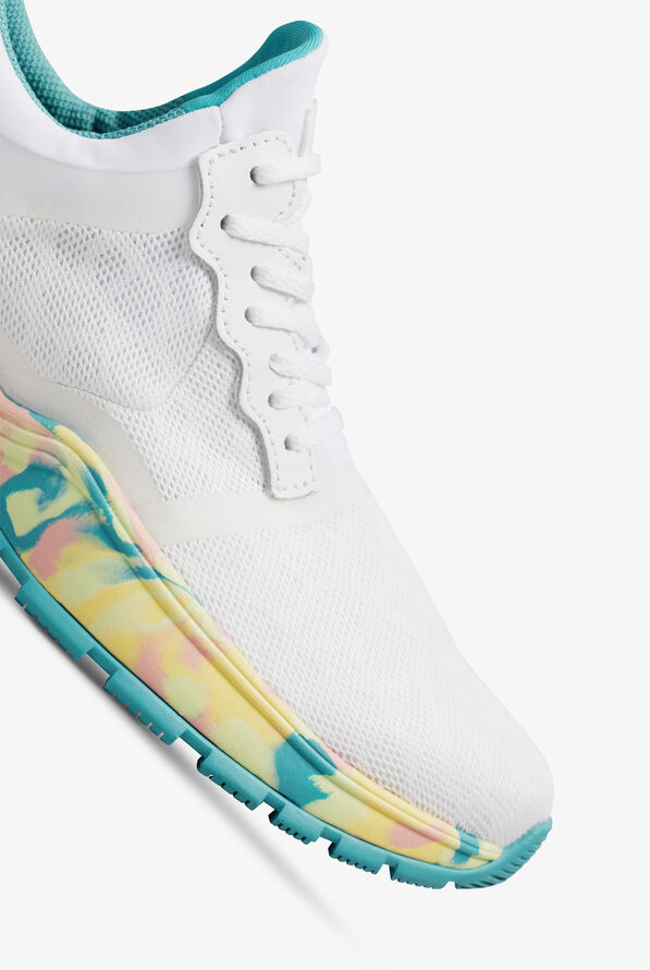 Infinity by Cherokee Women&rsquo;s Fly  White Colorful/Camo Athletic Lace Up Nursing Shoes - null - 3