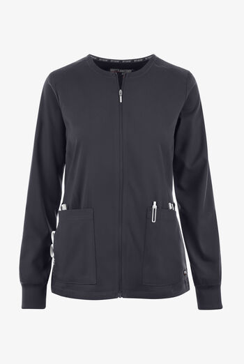 Grey's Anatomy by Barco Spandex STRETCH Gianna Women's 5-Pocket Zip Front Scrub Jacket