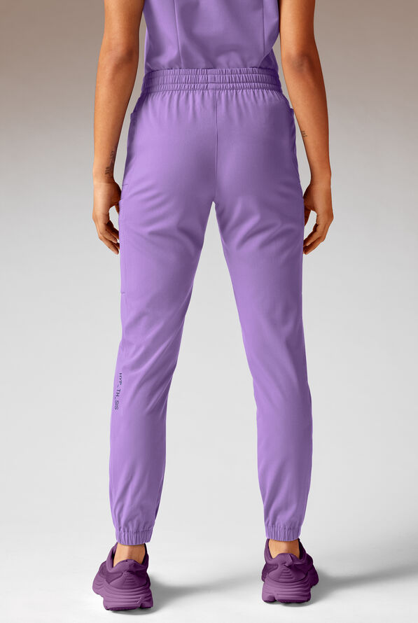 Pantalón médico Hypothesis Cache estilo jogger con 6 bolsillos para mujer - Ultraviolet Light - 2