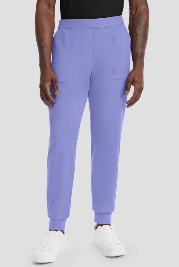 Pantal&oacute;n m&eacute;dico Cherokee Achieve STRETCH estilo jogger cargo con 5 bolsillos para hombre - Ceil Blue - 1