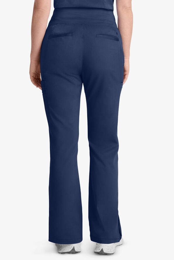 Healing Hands Purple Label Tina Women's 8-Pocket STRETCH Yoga Scrub Pants - Navy - 3