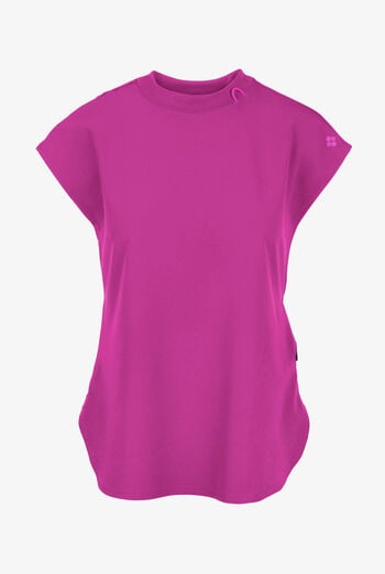 Blusa m&eacute;dica Med Couture Amp STRETCH con cuello redondo y 2 bolsillos para mujer