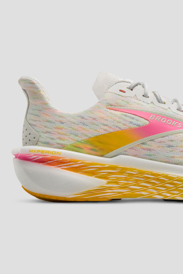 Zapatillas deportivas Brooks Hyperion 2 White/Murmur/Sugar Plum con cordones para mujer - null - 4